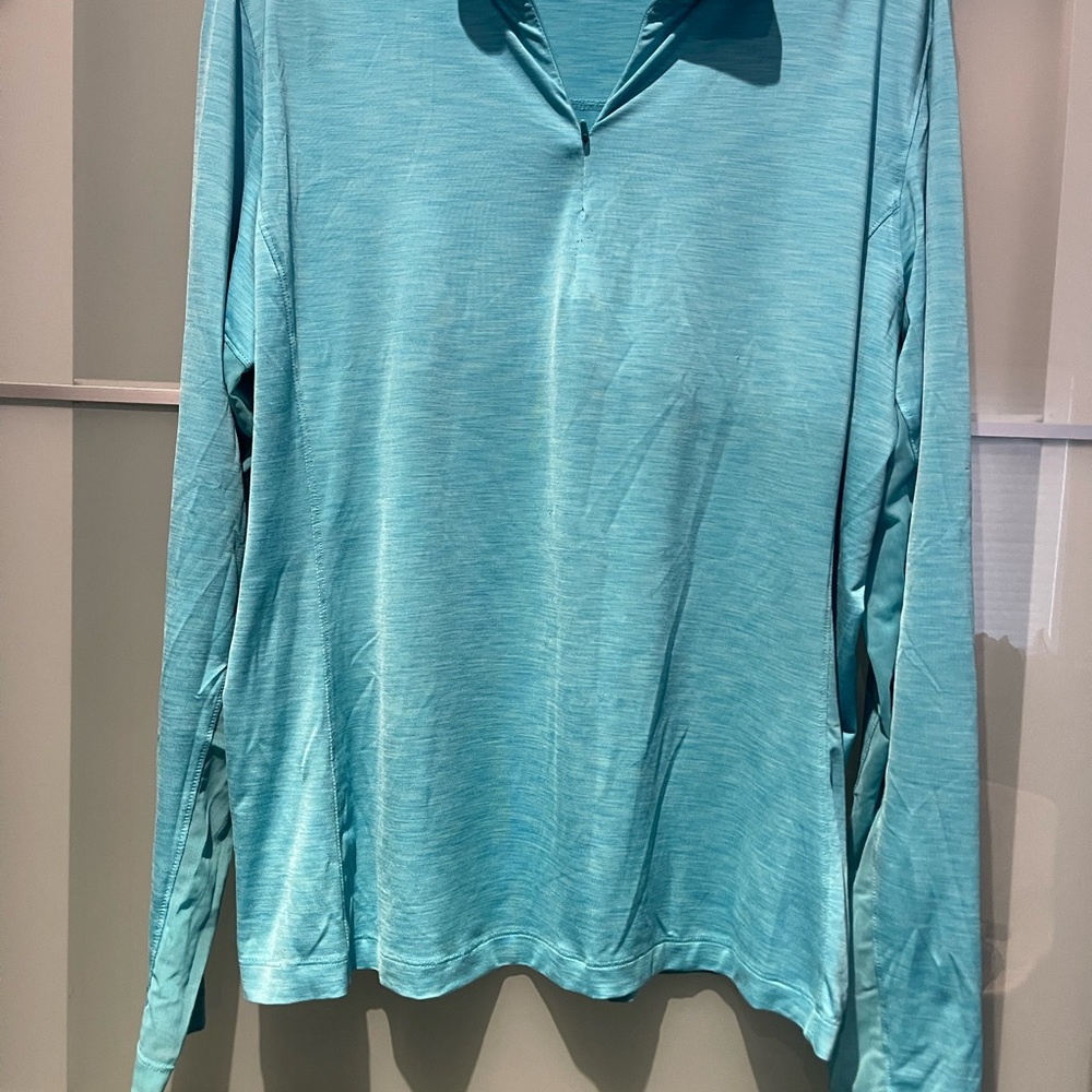 Slazenger Teal Ling Sleeved Golf Polo XXL